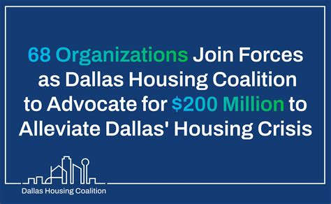 Dallas Housing Coalition Launch Press Release — Dallas Housing Coalition