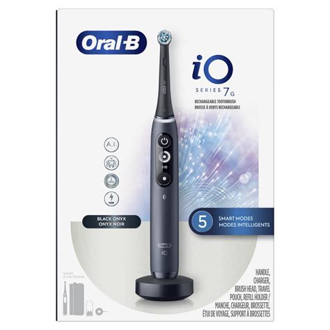 Oral-B Power iO Series 7G Electric Toothbrush, Black Onyx, iO7