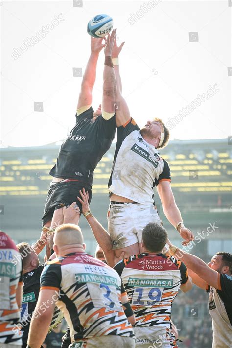 Ollie Chessum Leicester Tigers Exeter Chiefs Editorial Stock Photo ...