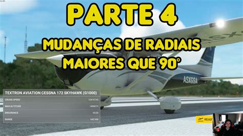 O guia definitivo IFR VOR parte 4 mudanças de radiais maiores que 90