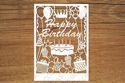 Free Svg Cricut Birthday Cards | Free SVG Cut Files. Create your DIY ...