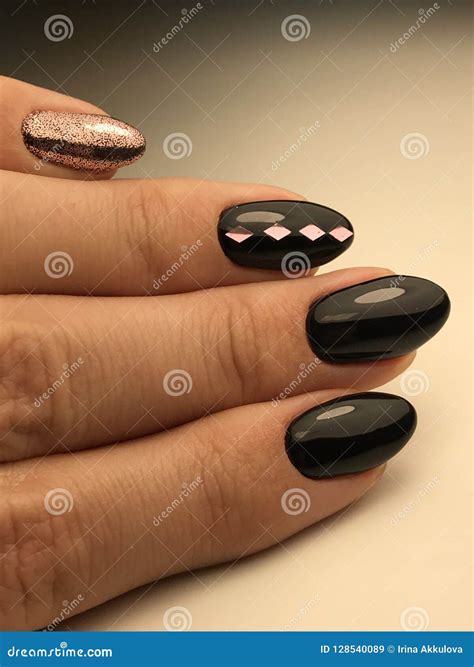 Black Cat Nails with Design Stock Image - Image of designs, lollipop ...