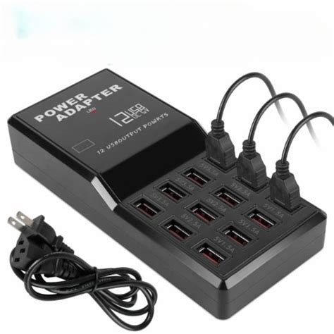 Multi Port Usb Charging Station Hub W Desktop Usb Hub Multiple Usb