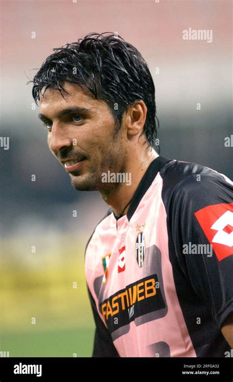 Milan Italy 2002 08 18 Gianluigi Buffon Goalkeeper Of Juventus