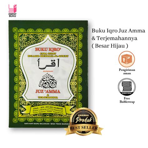 Jual Buku Agama Islam Iqro Jilid Juz Amma Terjemahanya Besar