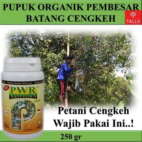 Pupuk Organik 250gr Pembesar Batang Cengkeh Obat Cengkeh Agar Berbuah