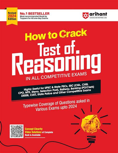 Arihant How To Crack Test Of Reasoning For UPSC State PSCs SSC CGL