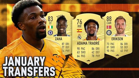 Fifa January Transfers Confirmed Deals Rumours W Adama Traore