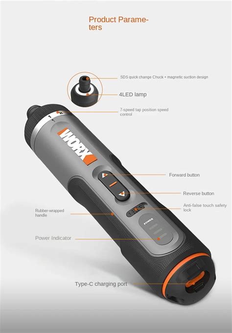 Worx Wx242 4v Mini Electrical Screwdriver Set