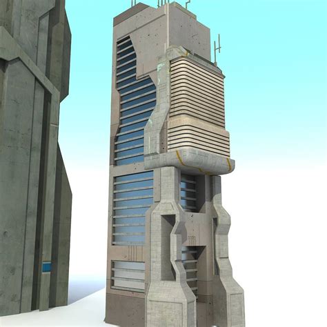 Sci Fi Buildings City Max Sci Fi Building Sci Fi City Sci Fi