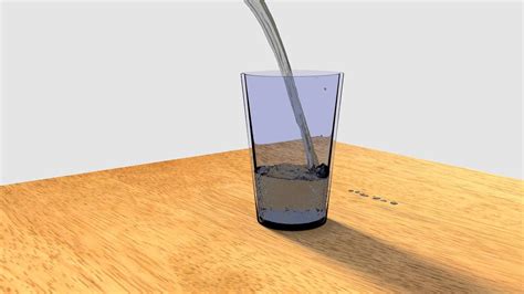 Fluid Simulation In Blender Pouring Water Youtube