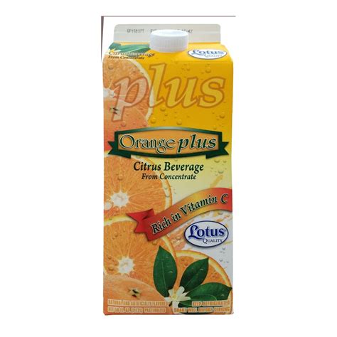 Plus Orange Citrus Juice 58 Oz Walmart