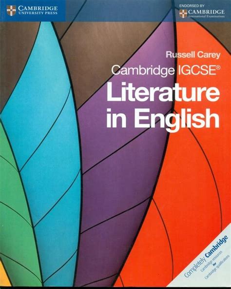 Cambridge Igcse And O Level Literature In English Coursebook Teachifyme