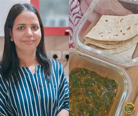 Besan Palak Ki Sabji With Paratha Zayka Ka Tadka