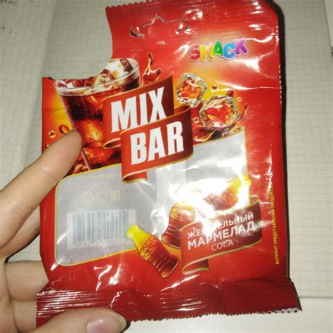 mix bar мармелад жевательный фигурный cola Mix Bar - калорийность ...