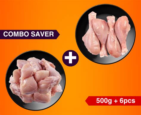 Chicken Curry Cut 500g Chicken Drumsticks 6pcs Tawaqqo Fresh