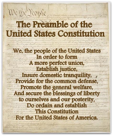 Preamble Of The United States Constitution Declaration Of Independence United States History