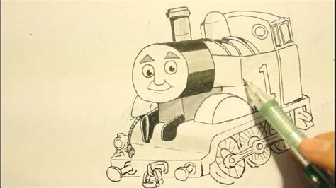 Thomas And Friends Sketch at PaintingValley.com | Explore collection of ...