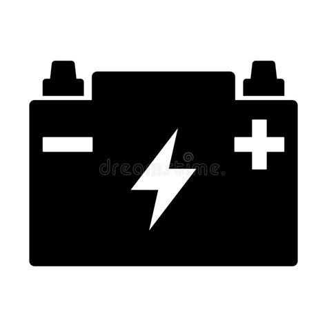 Car Battery Icon Collection Energy Power Accumulator Automotive