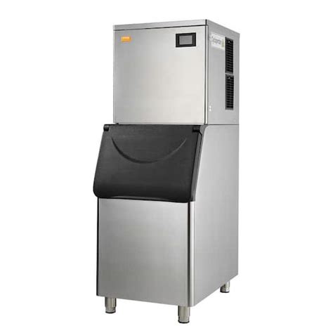 Vevor Commercial Ice Maker 400 Lbs24 H Full Size Cubes Freestanding