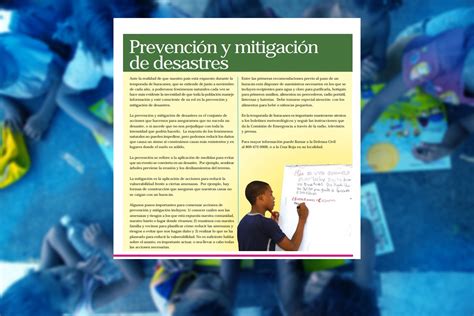 Prevención Y Mitigación De Desastres Unicef