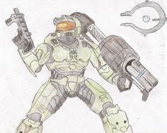 Halo Spartan Drawing At Paintingvalley Explore Collection Of Halo