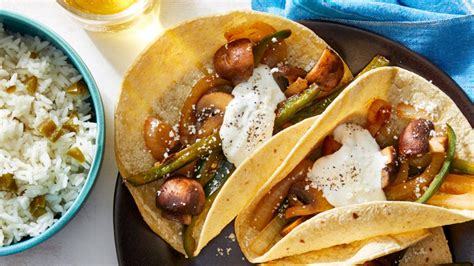 Mushroom And Poblano Pepper Tacos Ireland Am