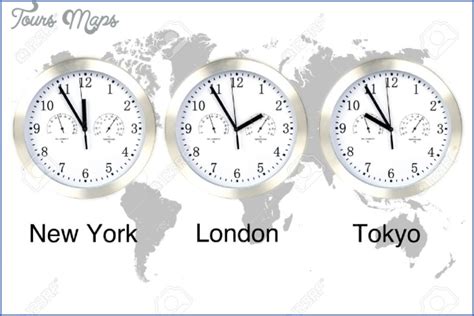 New York Time Zone Map - ToursMaps.com