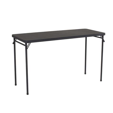 Cosco Mesa Plegable De Vinilo De 50 8 X 122 9 Cm Color Negro Amazon