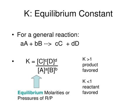 Ppt Gibbs Free Energy And Equilibrium Constants Powerpoint Presentation Id6563118