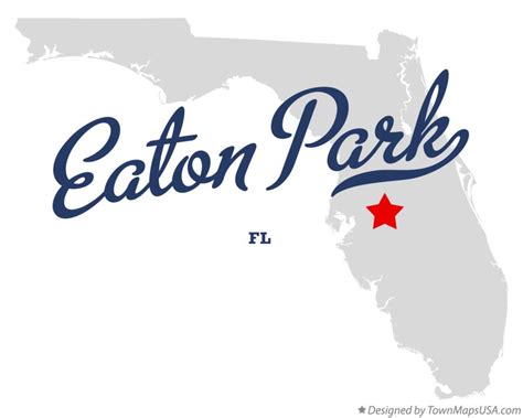 Map of Eaton Park, FL, Florida