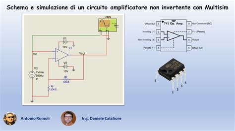 Elettronica Semplice Schema E Simulazione Circuito Con Amplificatore