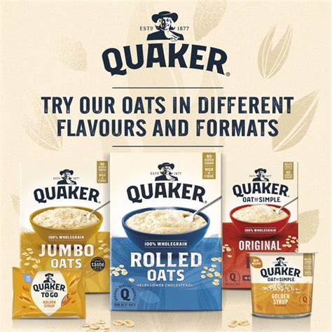 Quaker Oat So Simple Caramelised Biscuit Porridge Cereal Sachets Ocado