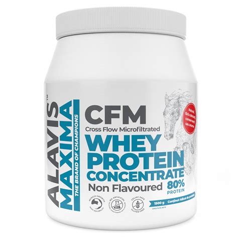 Pudra Proteica CFM Whey Protein Concentrate 80 1500g Alavis Maxima