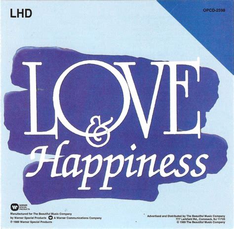 Love And Happiness (1990, CD) - Discogs