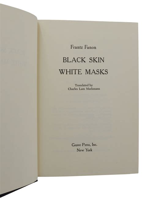 Black Skin White Masks The Experiences Of A Black Man In A White