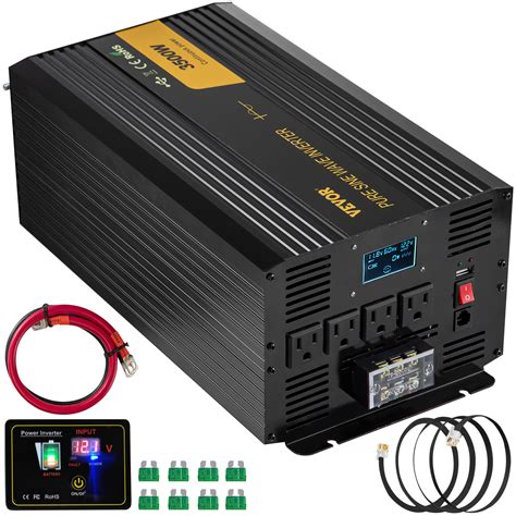 Vevor Pure Sine Wave Inverter Watt Power Inverter Dc V To Ac