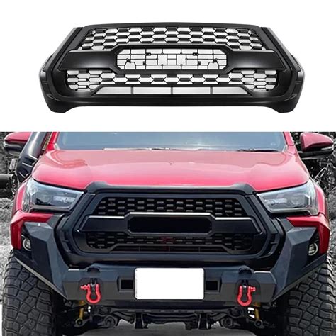 Modified New For Hilux Front Grill For Hilux Revo 2021 ABS Grill Auto