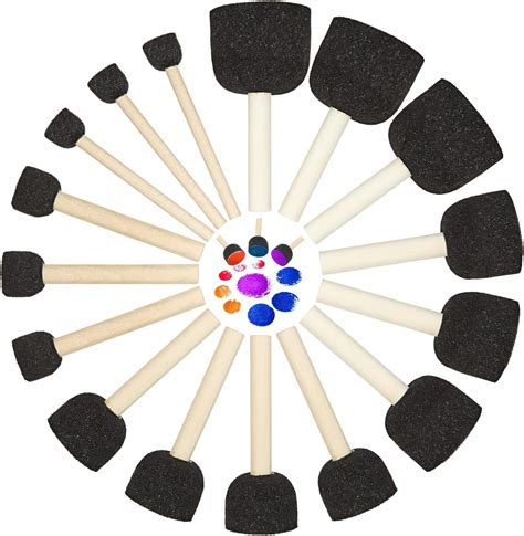 Amazon Pcs Round Sponges Brush Set Assorted Size Round Foam