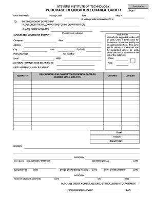 Free Forms Online Purchase Request Fill And Sign Printable Template