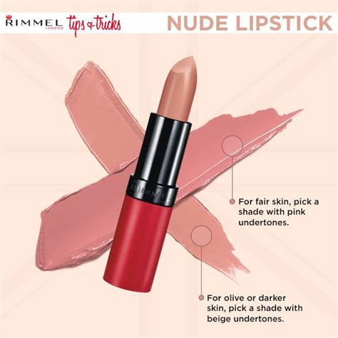 The Rimmel London Guide To Nude Lipstick Makeup Lipstick Beauty Tips Lipstick For Fair