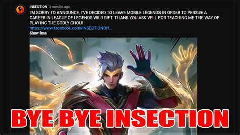 Insection Confirms Quitting Mobile Legends For League Of Legends Wild