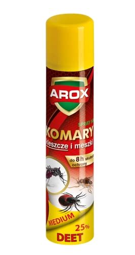 Spray Na Komary Kleszcze I Meszki Deet Medium Ml Arox Sklep