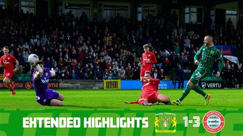 Extended Highlights Yeovil Town 1 3 Worthing Youtube