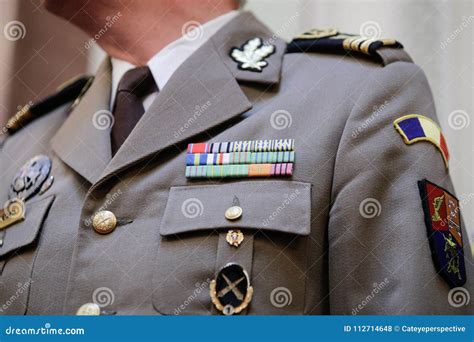 Military Insignia On A Military Uniform Royalty-Free Stock Photo ...