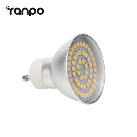 RANPO GU10 MR16 LED Spot Light Bulbs 4W 6W 8W 3528 SMD 110V 220V 12V