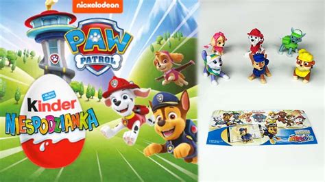 Kinder Surprise PAW PATROL Киндер Сюрприз Щенячий Патруль Kinder