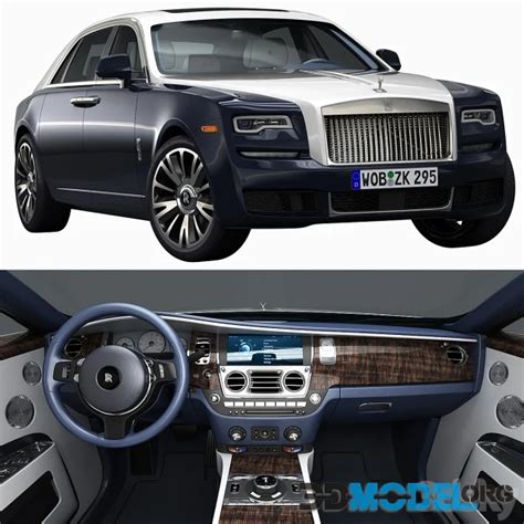 3d Model Rolls Royce Ghost Ewb