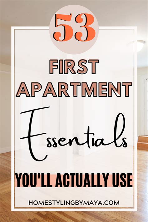 First Apartment Checklist Must Have First Apartment Essentials Artofit