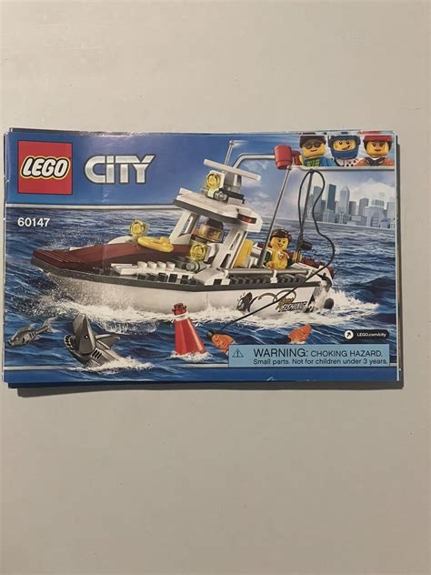 LEGO CITY: Fishing Boat (60147) INSTRUCTIONS ONLY 673419264662 | eBay